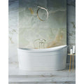 Baths BelBagno Ritz Bath Finish: Matte white exterior / matte white interior Place & Palette