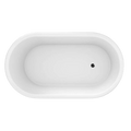 Baths BelBagno Ritz Bath Finish: Matte white exterior / matte white interior Place & Palette