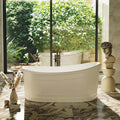 Baths BelBagno Ritz Bath Finish: Matte white exterior / matte white interior Place & Palette