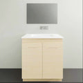 Rockford Floor Standing Vanity with Haven Matt Dolomite Top-Vanities-Timberline-L 750mm-place-and-palette