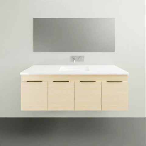 Rockford Wall Hung Vanity with Haven Matt Dolomite Top-Vanities-Timberline-L 1200mm-place-and-palette