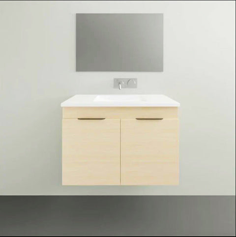 Rockford Wall Hung Vanity with Haven Matt Dolomite Top-Vanities-Timberline-L 750mm-place-and-palette