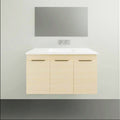 Vanities Timberline Rockford Wall Hung Vanity with Haven Matt Dolomite Top Size: L 900mm Place & Palette