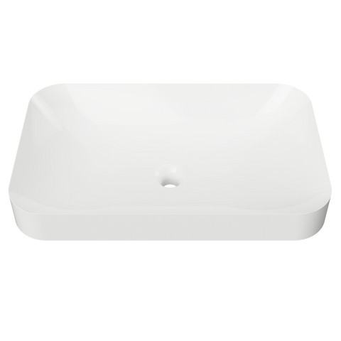 Basins Timberline Rome Inset Ceramic Basin 600mm Color: White Gloss Place & Palette