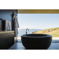 Baths Pietra Bianca Romeo Bath Colour: Malibu Solid Size: 1500 Dia x600 Place & Palette