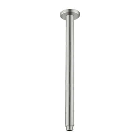 Showers Nero Round Ceiling Arm Colour: Brushed Nickel Length: 100mm Place & Palette