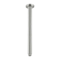 Showers Nero Round Ceiling Arm Colour: Brushed Nickel Length: 100mm Place & Palette