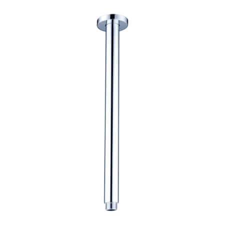 Showers Nero Round Ceiling Arm Colour: Chrome Length: 600mm Place & Palette