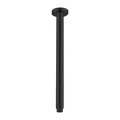 Showers Nero Round Ceiling Arm Colour: Matte Black Length: 100mm Place & Palette