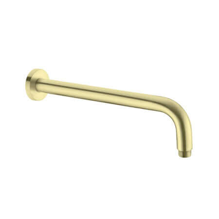 Showers Nero Round Shower Arm Colour: Brushed Gold Length: 500mm Place & Palette