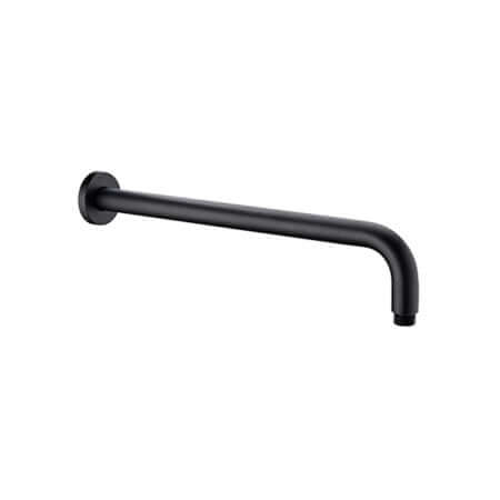 Showers Nero Round Shower Arm Colour: Matte Black Length: 500mm Place & Palette