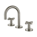 Tapware Modern National Ryker Basin Set Colour: Pvd Brushed Nickel Place & Palette