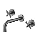 Tapware Modern National Ryker Bath Set Colour: Electroplated Gunmetal Place & Palette