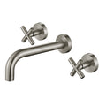 Tapware Modern National Ryker Bath Set Colour: Pvd Brushed Nickel Place & Palette