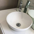 Basins Pietra Bianca Sarah Basin Colour: Malibu Solid Place & Palette