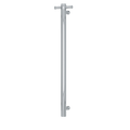 Accessories Thermogroup Round Polished Non-Heated Vertical Single Towel Rail Colour: Polished Stainless Steel Place & Palette
