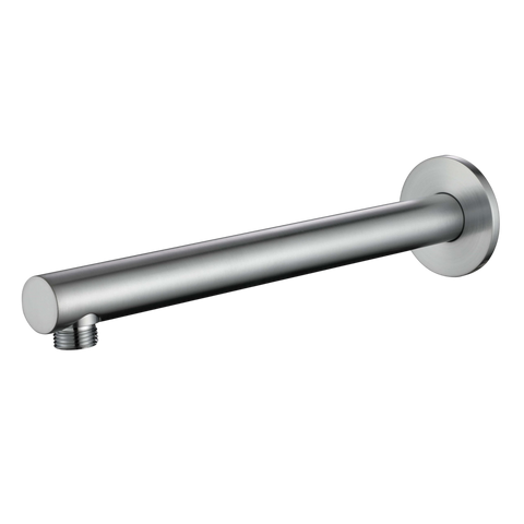 Showers Modern National Shower Arm - Round Colour: Electroplated Brushed Chrome Place & Palette