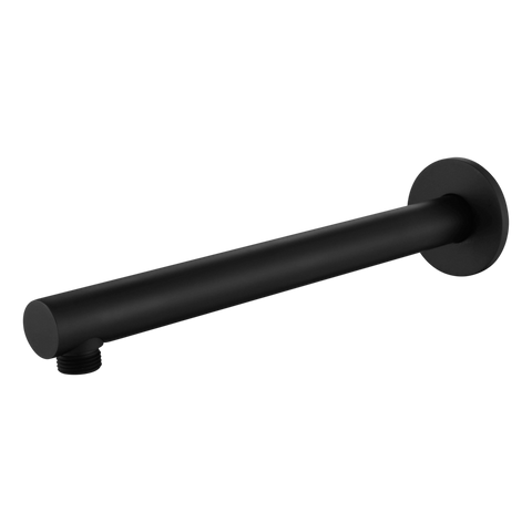 Showers Modern National Shower Arm - Round Colour: Electroplated Matte Black Place & Palette