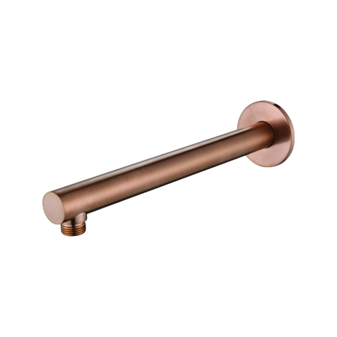 Showers Modern National Shower Arm - Round Colour: Pvd Champagne Place & Palette