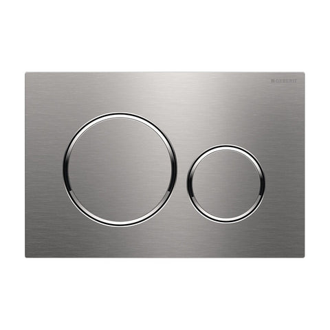 Sigma20 Fingerprint Resistant Round Flush Plate-Toilets-Turner Hastings-Brushed Stainless Steel-place-and-palette