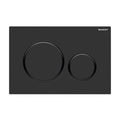 Sigma20 Fingerprint Resistant Round Flush Plate-Toilets-Turner Hastings-Matte Black-place-and-palette