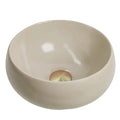 Basins Bramstone Solstice Basin Colour: Natural - Warm Natural Finish: Satin Place & Palette