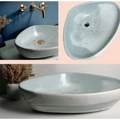 Basins Bramstone Solstice Basin Colour: Soft Seafoam - Pastel Mint Finish: Satin Place & Palette