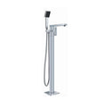 Showers Nero Square Freestanding Bath Mixer With Hand Shower Colour: Chrome Place & Palette