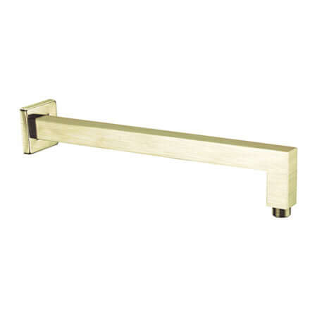 Showers Nero Square Shower Arm Colour: Brushed Gold Place & Palette