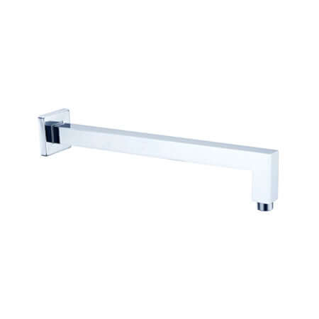 Showers Nero Square Shower Arm Colour: Chrome Place & Palette