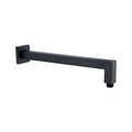 Showers Nero Square Shower Arm Colour: Matte Black Place & Palette