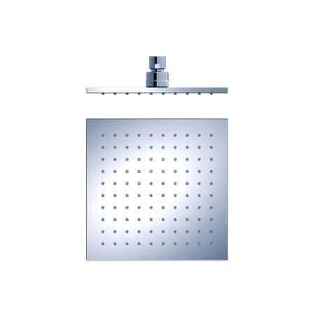 Showers Nero Square Shower Head Colour: Chrome Size: 200mm Place & Palette