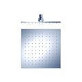 Showers Nero Square Shower Head Colour: Chrome Size: 250mm Place & Palette