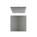 Showers Nero Square Shower Head Colour: Gun Metal Size: 250mm Place & Palette