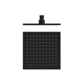 Showers Nero Square Shower Head Colour: Matte Black Size: 200mm Place & Palette