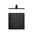 Showers Nero Square Shower Head Colour: Matte Black Size: 250mm Place & Palette