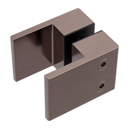 Square Shower Knob Handle-Accessories-Nero-Brushed Bronze-place-and-palette