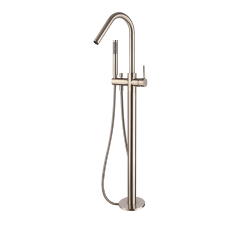 Showers Modern National Star Freestanding Bath Mixer with Handshower Colour: Pvd Brushed Nickel Place & Palette