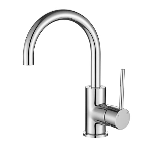 Tapware Modern National Star Mini Basin / Kitchen Mixer Colour: Electroplated Chrome Place & Palette