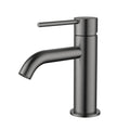 Tapware Modern National Star Mini Basin Mixer Style: Curved Spout Colour: Electroplated Gunmetal Place & Palette