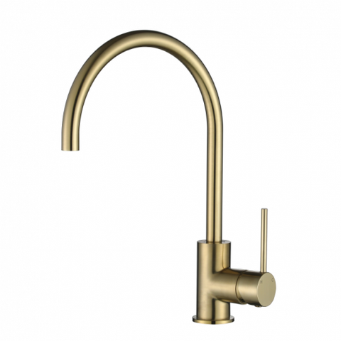 Tapware Modern National Star Mini Kitchen Mixer Colour: Pvd Brushed Bronze Style: Standard Place & Palette