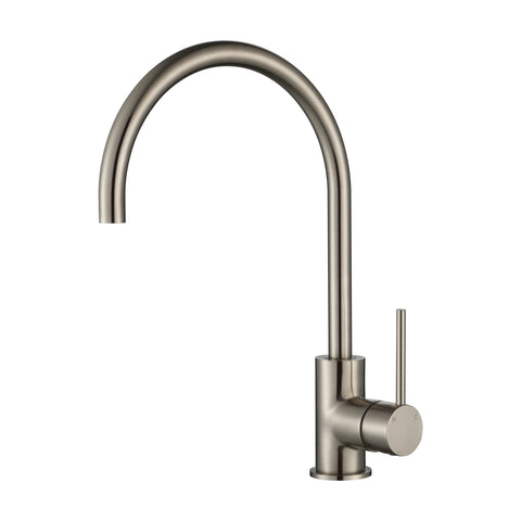 Tapware Modern National Star Mini Kitchen Mixer Colour: Pvd Brushed Nickel Style: Standard Place & Palette