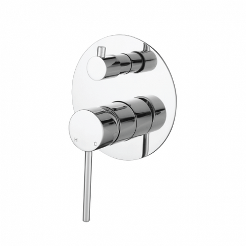 Showers Modern National Star Mini Shower Mixer Style: Original Size: 80mm Colour: Electroplated Chrome Place & Palette