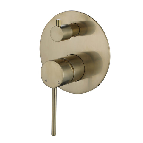 Showers Modern National Star Mini Shower Mixer Style: Original Size: 80mm Colour: Electroplated Chrome Place & Palette