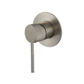 Showers Modern National Star Mini Shower Mixer Style: Knurled Handle Size: 80mm Colour: Pvd Brushed Nickel Place & Palette