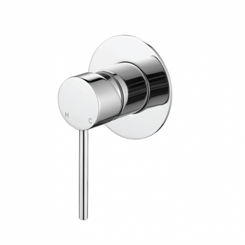 Showers Modern National Star Mini Shower Mixer Style: Original Size: 80mm Colour: Electroplated Chrome Place & Palette