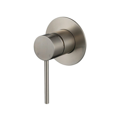 Showers Modern National Star Mini Shower Mixer Style: Original Size: 80mm Colour: Pvd Brushed Nickel Place & Palette