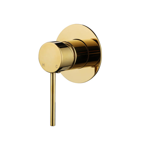 Showers Modern National Star Mini Shower Mixer Style: Original Size: 80mm Colour: Pvd Polished Brass Place & Palette