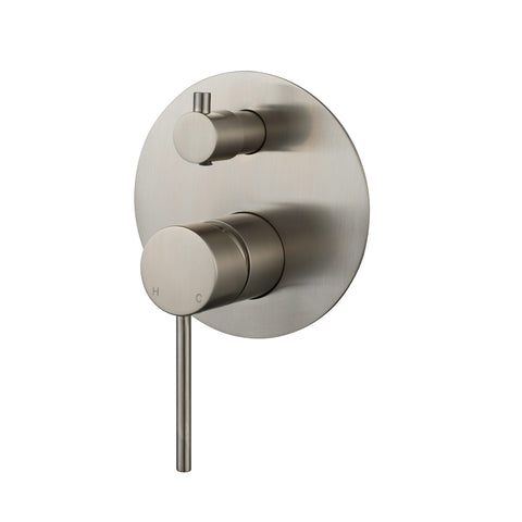 Showers Modern National Star Mini Shower Mixer with Diverter Style: Original Colour: Pvd Brushed Nickel Place & Palette