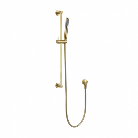 Showers Modern National Star Mini Shower On Rail Colour: Electroplated Brushed Bronze Place & Palette